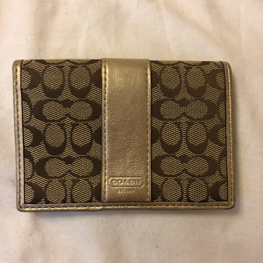 Coach Bifold Wallet with Coach Logo